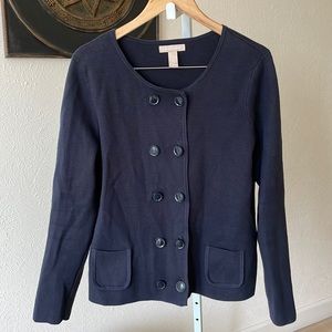 Banana Republic beautiful preppy chunky knit jacket cardigan
